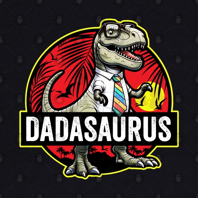 Dadasaurus Father's Day T-Rex Dinosaur by DetourShirts